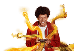 Imagem representando menino utilizando internet Desktop